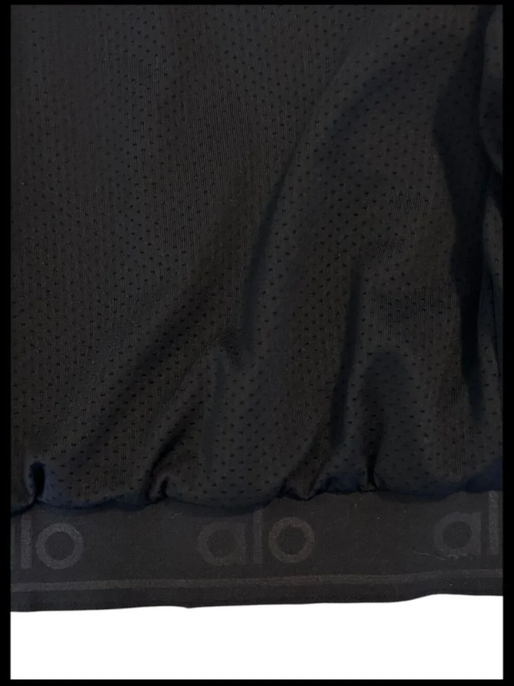 Alo Yoga Clubhouse Cropped Jacket Black Mesh Lined XS